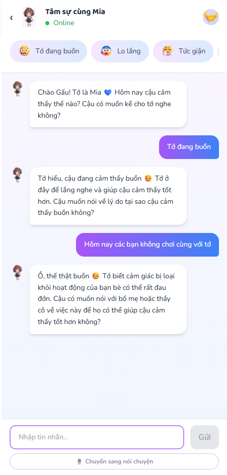 Chat with Mia